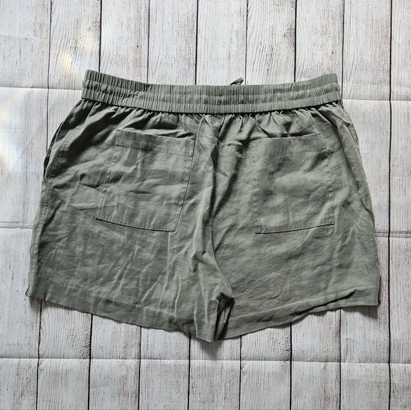 Kersh Olive Green Pull On Shorts - Picture 2 of 3